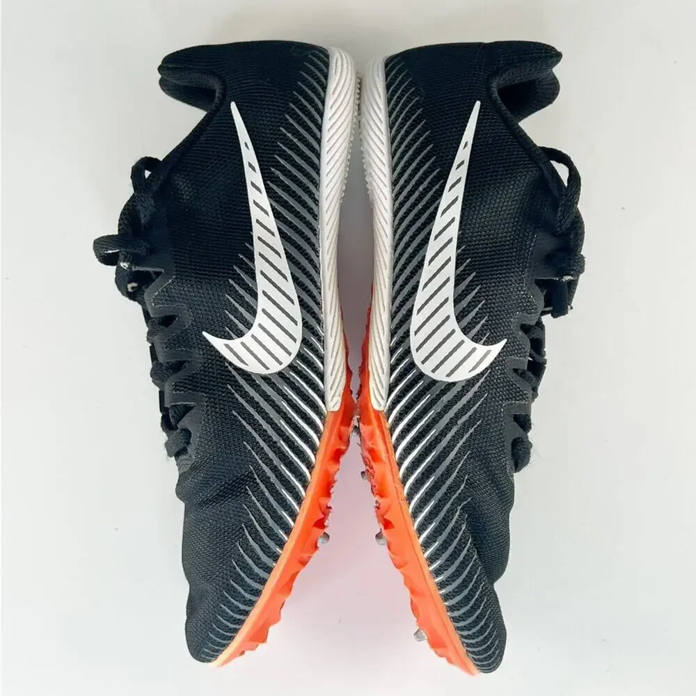 Nike Zoom Rival M 9 Racing Track Field Shoes Sprinting Black Women 8 / Men 6.5